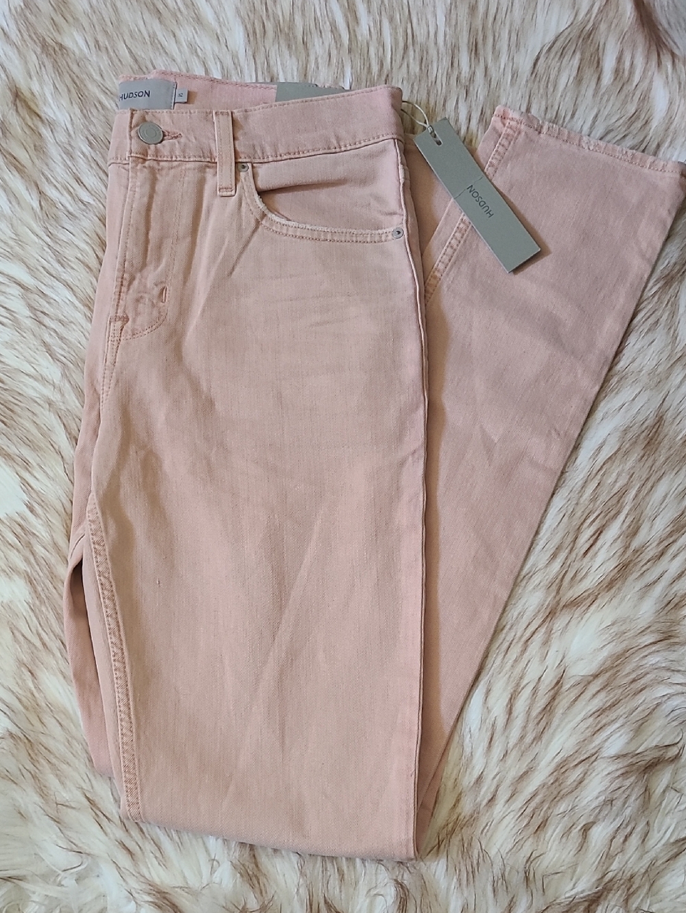 NWT Hudson Men's AXL Slim Leg Jean Size 32 Melon